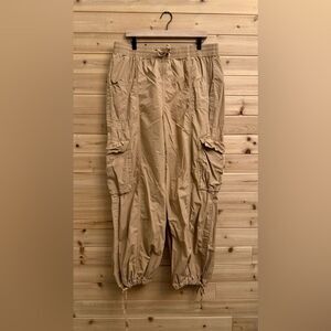 Aerie Size XL Go For It Baggy High Rise Cotton Cargo Pants
